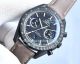 Swiss Replica Omega Speedmaster Watch D-Blue Dial Black Bezel Brown Leather Strap (1)_th.jpg